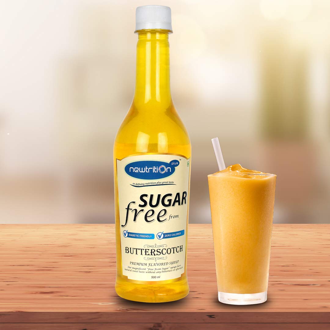 Butterscotch - Sugar Free Syrup, Diabetic Friendly, Keto Friendly, Gluten  Free, Vegan (500 ml) - By Newtrition Plus
